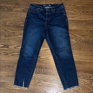 Old Navy OG Straight Dark Blue Women's Jeans Size 10
